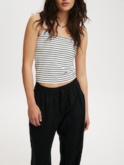 Cotton On Black Haven Wide Leg Trousers - Image 4 of 6