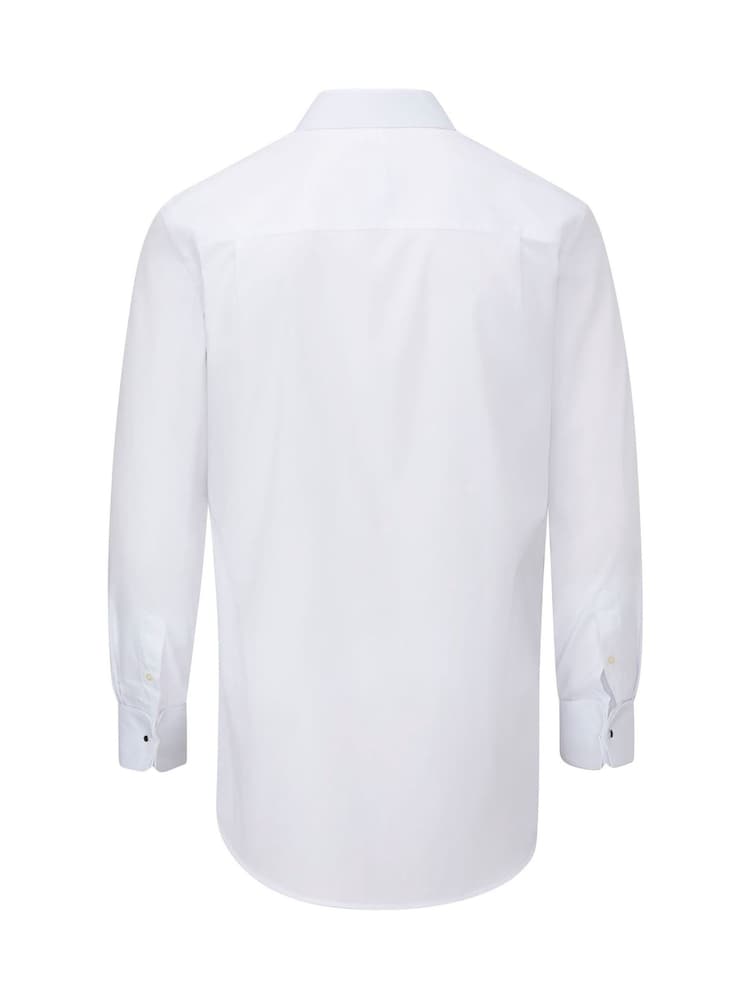 Skopes White Tailored Fit Luxury Formal Tailored Fit Dress Shirt - Image 7 of 7