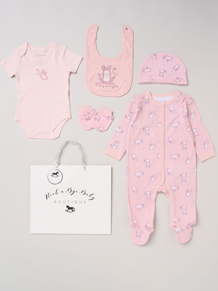 Rock-A-Bye Baby Boutique All-In-One Baby Gift Set 5 Piece - Image 1 of 6 Rock-A-Bye Baby Boutique All-In-One Baby Gift Set 5 Piece - Image 1 of 6