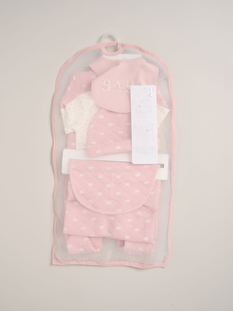 Rock-A-Bye Baby Boutique Baby Quilted All-In-One Gift Set 5 Piece - Image 2 of 6 Rock-A-Bye Baby Boutique Baby Quilted All-In-One Gift Set 5 Piece - Image 2 of 6