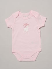 Rock-A-Bye Baby Boutique Coral Pink All-In-One Baby Gift Set 5 Piece - Image 4 of 5