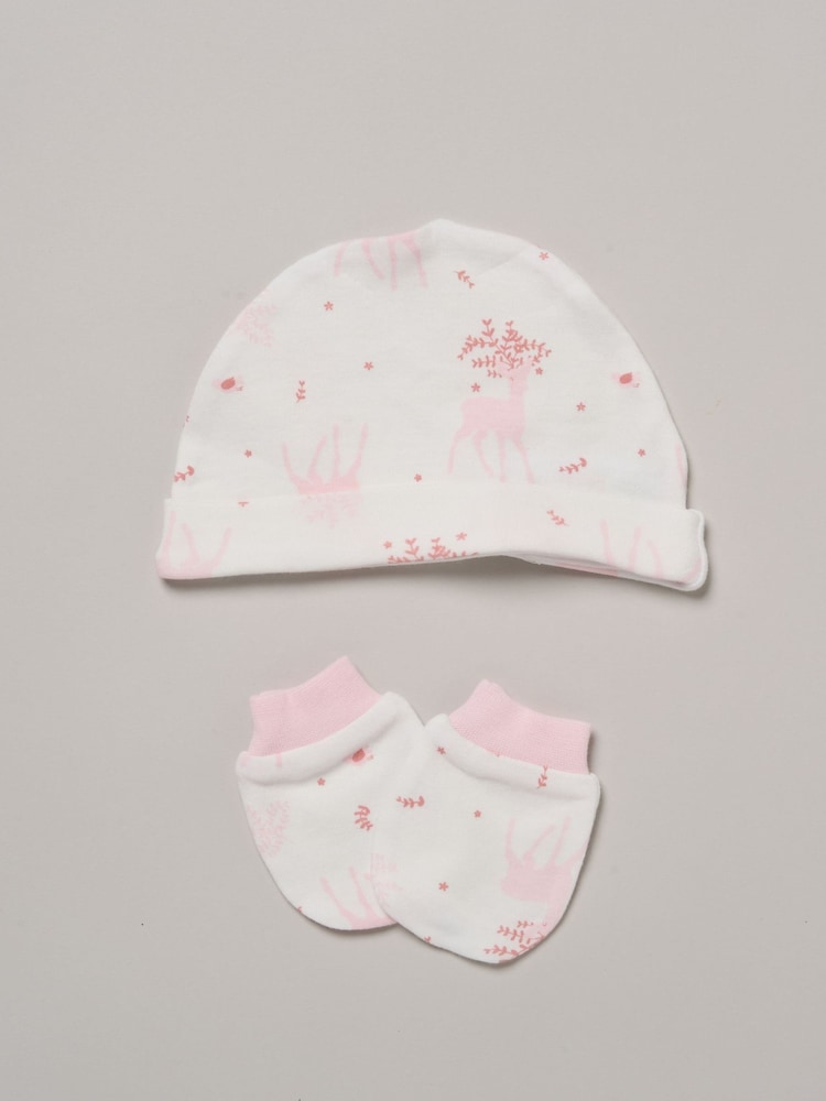 Rock-A-Bye Baby Boutique Coral Pink All-In-One Baby Gift Set 5 Piece - Image 5 of 5