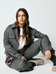 Smith & Soul Grey Cargo Trousers - Image 4 of 5