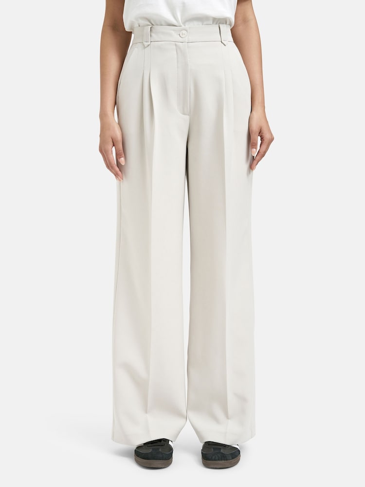 Smith & Soul Natural Double Pleat Trousers - Image 1 of 5 Smith & Soul Natural Double Pleat Trousers - Image 1 of 5