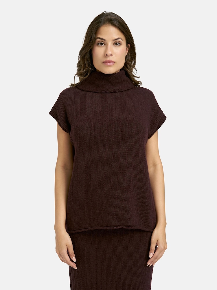 Smith & Soul Purple Knitted Slipover Jumper - Image 1 of 6 Smith & Soul Purple Knitted Slipover Jumper - Image 1 of 6