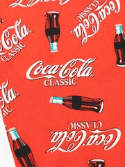 Vanilla Underground Red Coca Cola Logo 100% Cotton Lounge Trousers - Image 6 of 7