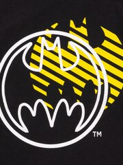 Vanilla Underground Black DC Comics Batman Long Sleeve Long Leg Pyjamas Set - Image 2 of 5