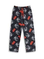 Vanilla Underground Black Star Wars Darth Vader Short Sleeve Long Leg Pyjamas Set - Image 4 of 6