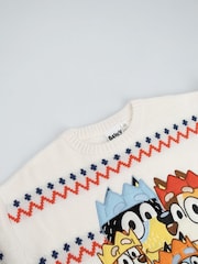 Vanilla Underground Brown Bluey Character Christmas Jumper - Image 4 of 6
