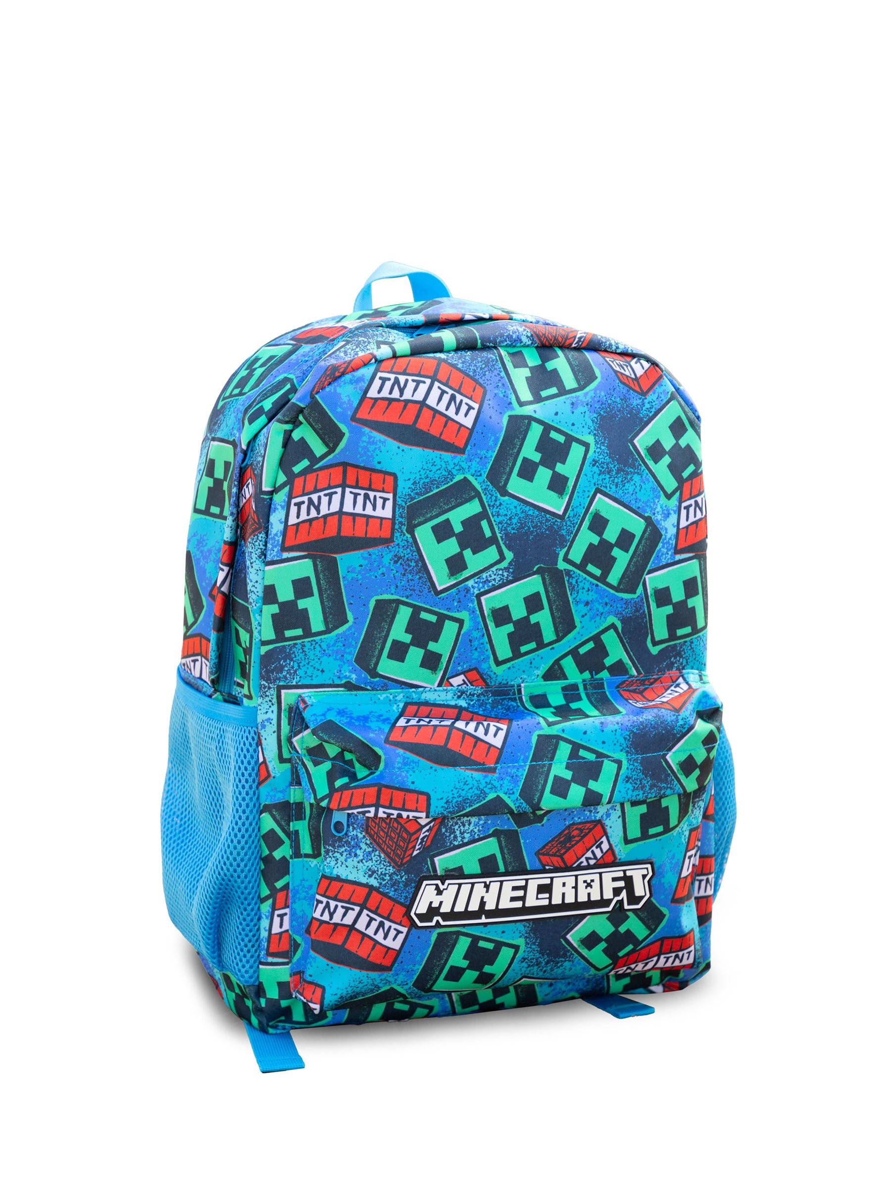 Minecraft Backpack (Unisex Kids Blue) - Image 4