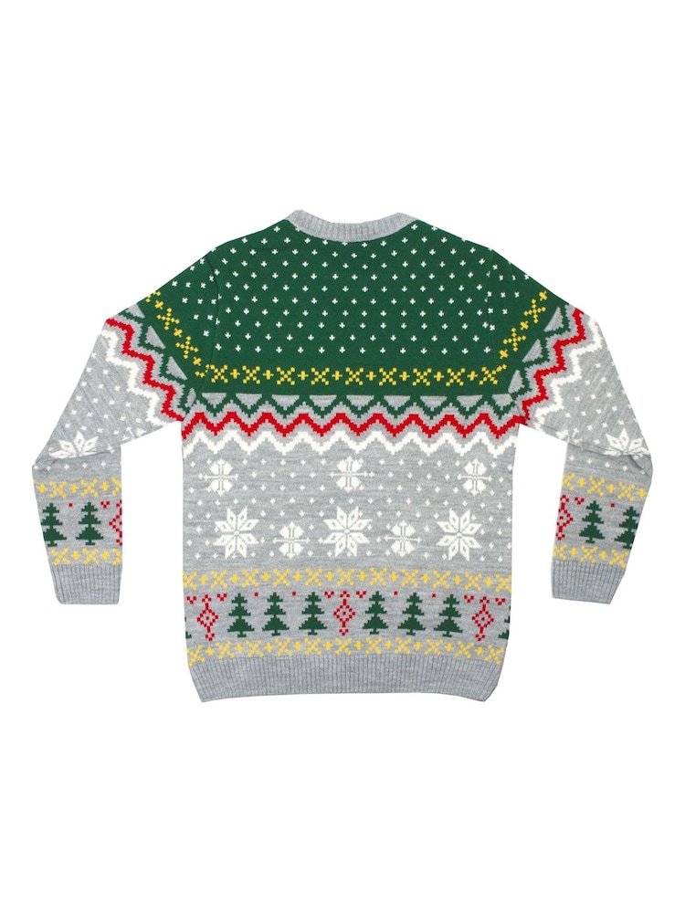 Vanilla Underground Grey Pokemon Pikachu Christmas Jumper - Image 2 of 3 Vanilla Underground Grey Pokemon Pikachu Christmas Jumper - Image 2 of 3