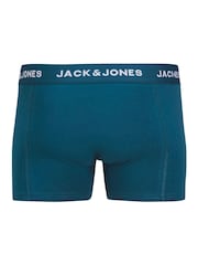 JACK & JONES Blue 5 Pack Boxers - Image 4 of 7