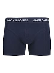 JACK & JONES Blue 5 Pack Boxers - Image 5 of 7