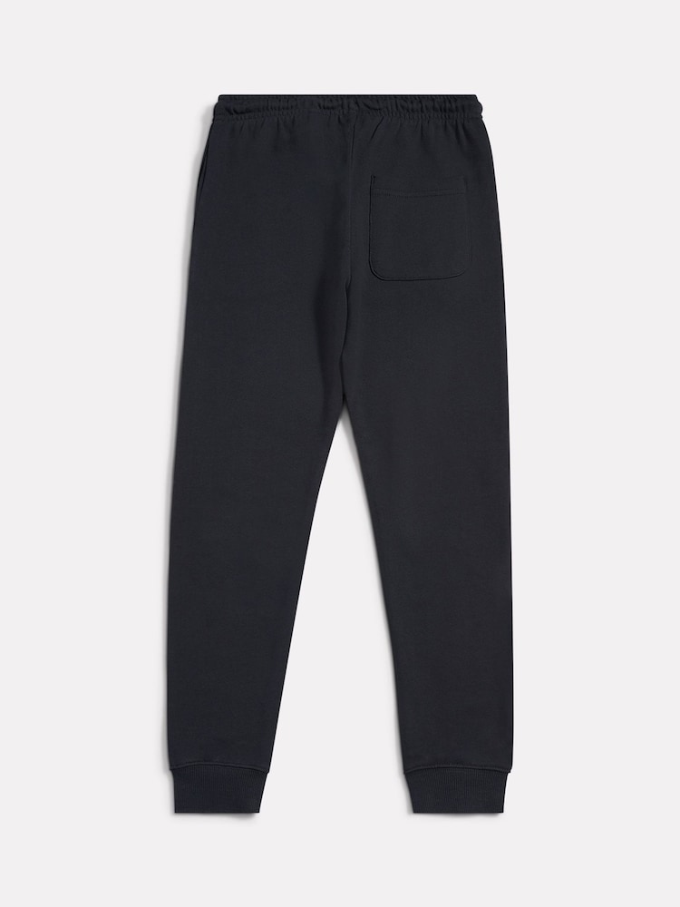 New Balance Black Brush Back Graphic Joggers - Image 2 of 3 New Balance Black Brush Back Graphic Joggers - Image 2 of 3