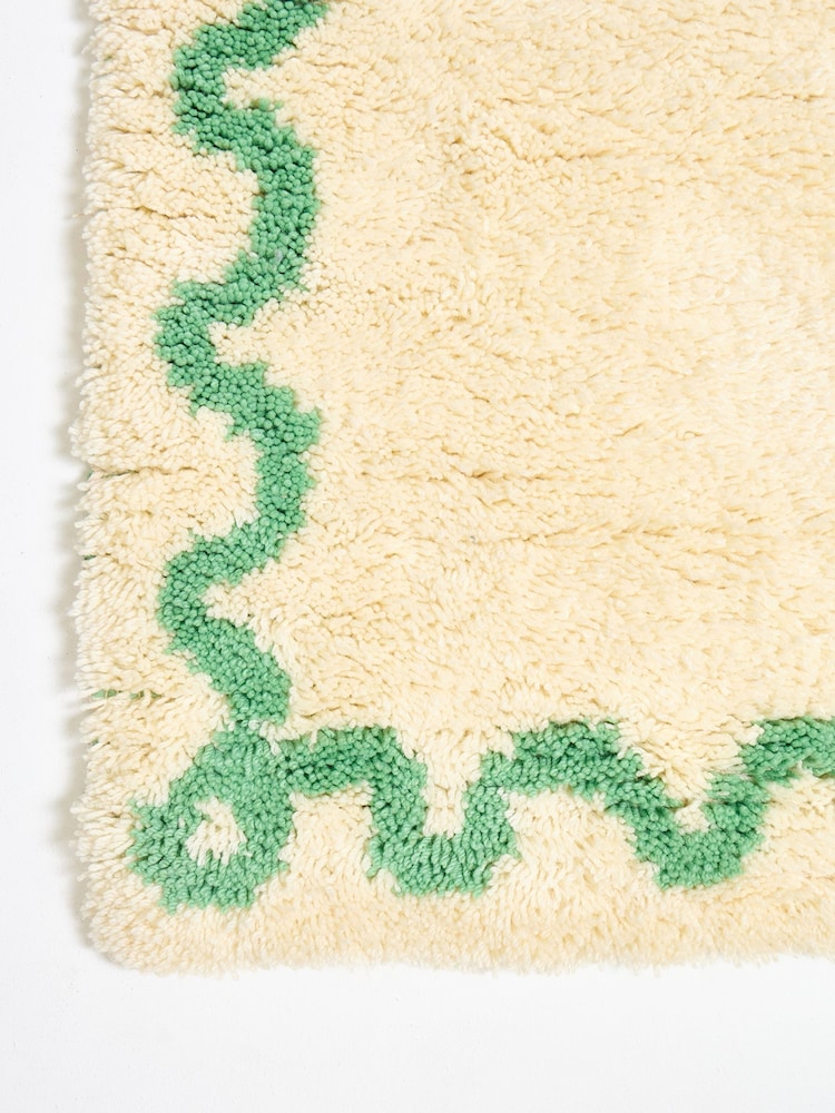 Oliver Bonas Multi Casa Fluffy Wool Rug - Image 2 of 5