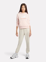 Roz - New Balance French Terry Stacked Logo Hoodie - Imaginea 5 din 8