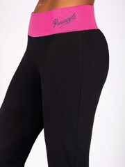 Pineapple Blue Contrast Band Bootcut Jersey Trousers - Image 3 of 5