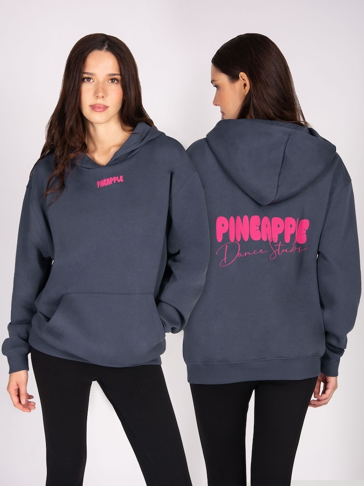 Pineapple Grey Womens Bubble Hoodie - Image 1 of 6 Pineapple Grey Womens Bubble Hoodie - Image 1 of 6