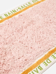 Oliver Bonas Pink Salle De Bain Large Bath Mat - Image 3 of 4