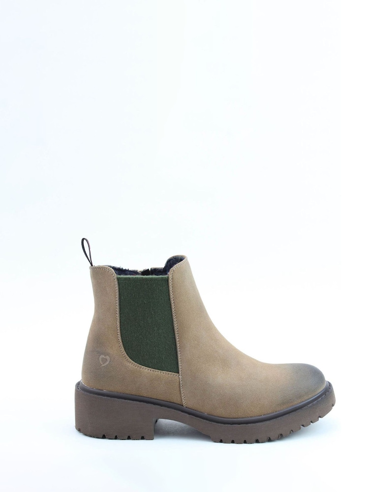 Heavenly Feet Cream Pearce Ankle Boots - Image 1 of 6