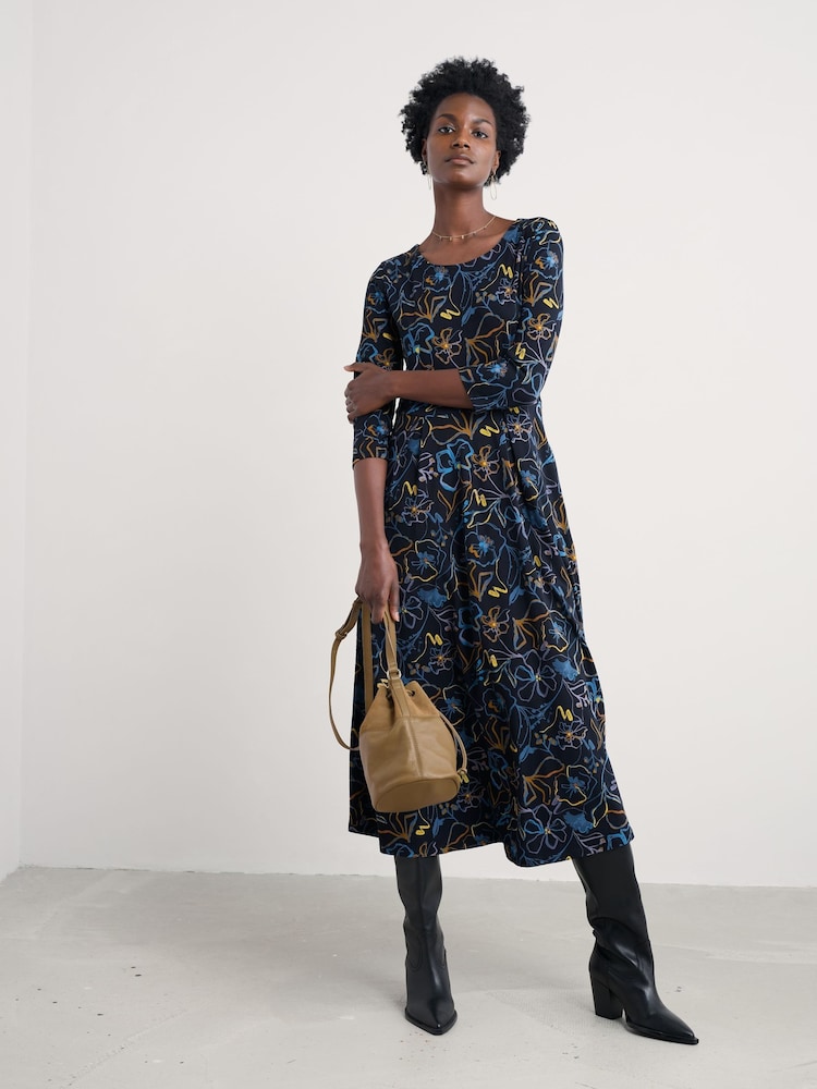 Seasalt Cornwall Blue Veronica Dress - Image 1 of 5