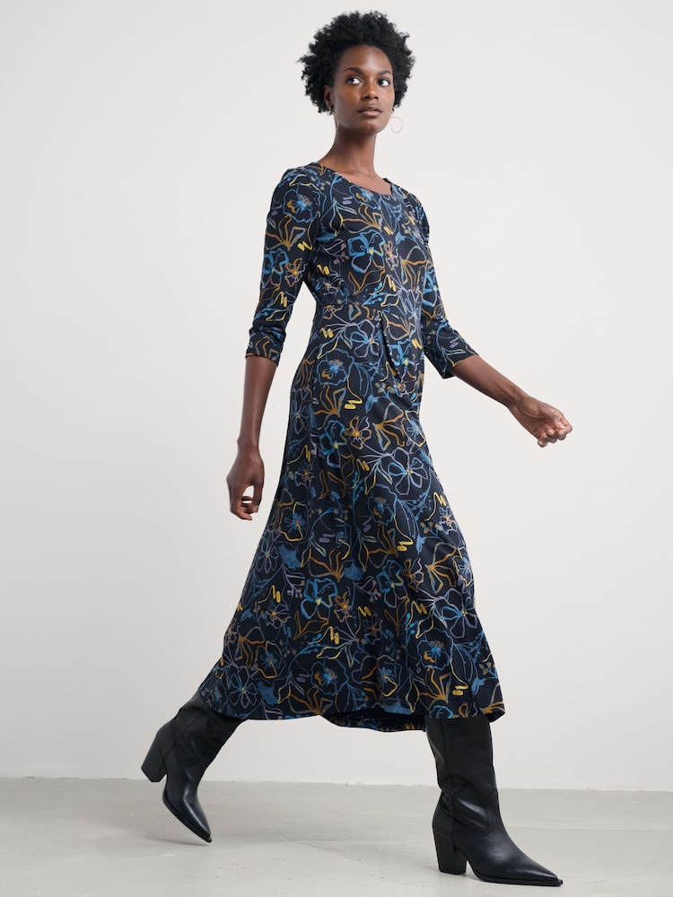Seasalt Cornwall Blue Veronica Dress - Image 2 of 5