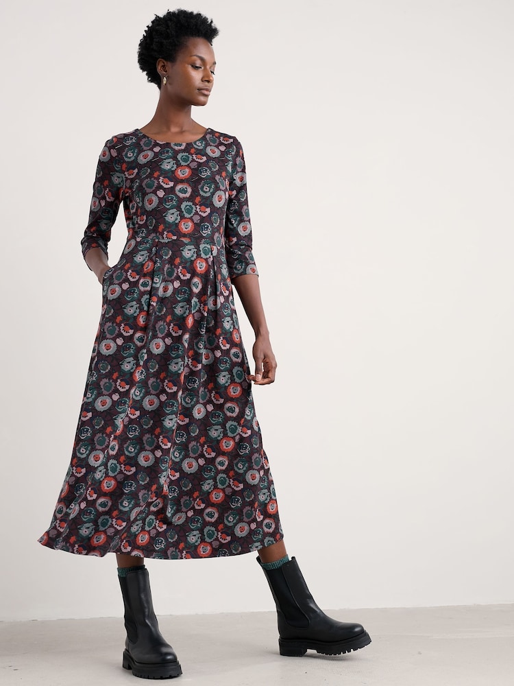 Seasalt Cornwall Purple Veronica Dress - Image 2 of 5