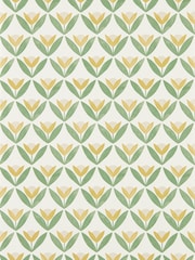 Scion Yellow Tulip Trellis Oakham 10M Wallpaper - Image 2 of 2