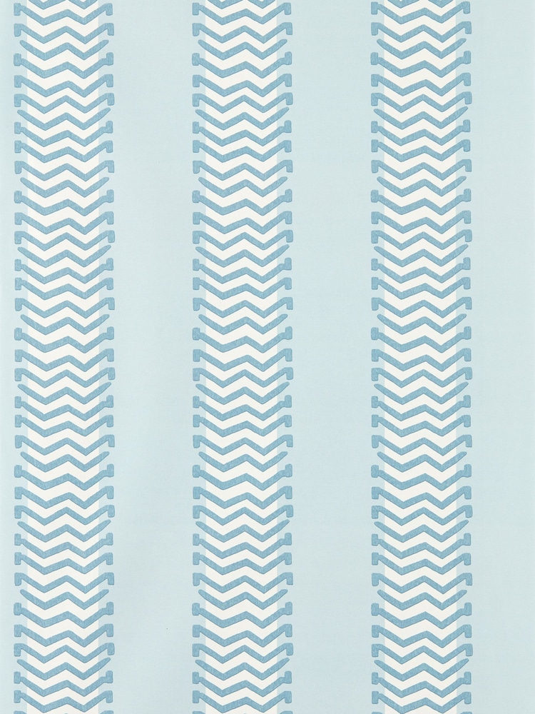 Scion Blue Bradgate Oakham 10M Wallpaper - Image 2 of 2 Scion Blue Bradgate Oakham 10M Wallpaper - Image 2 of 2