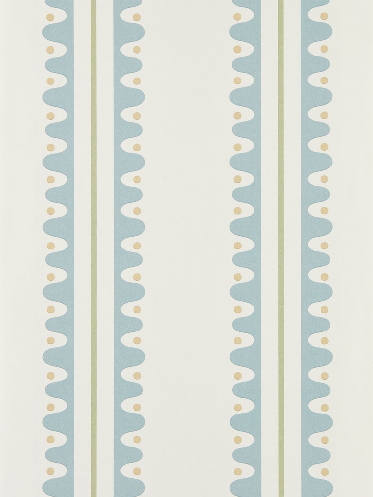 Scion Blue Oakham 10M Wallpaper - Image 2 of 2