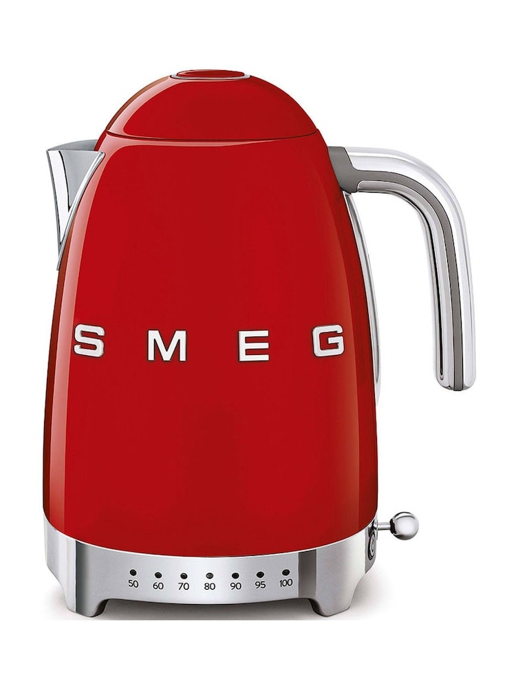 Smeg Red 1.7L Jug Kettle with Acoustic Alarm - Image 1 of 5