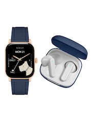 Radley Blue Series 56 Silicone Strap Smart Watch with True Wireless Earphones - Image 1 of 5