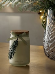 Christmas Tree Pine Needle and Eucalyptus Jar Candle - Image 2 of 5