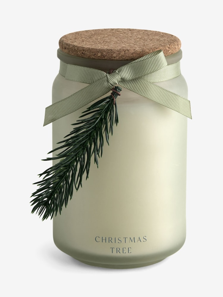 Christmas Tree Pine Needle and Eucalyptus Jar Candle - Image 5 of 5 Christmas Tree Pine Needle and Eucalyptus Jar Candle - Image 5 of 5