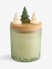 Christmas Tree Pine Needle and Eucalyptus 1 Wick Light Up Candle - Image 6 of 6