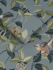 Graham & Brown Aqua Lock & Key 10M Wallpaper - Image 2 of 2