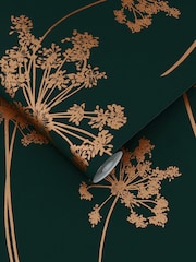 Graham & Brown Emerald Anthriscus 10M Wallpaper - Image 3 of 3