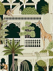 Graham & Brown Emerald Animahal 10M Wallpaper - Image 2 of 3