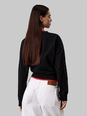 Calvin Klein sproščen pulover z monogramom - Slika 4 iz 6