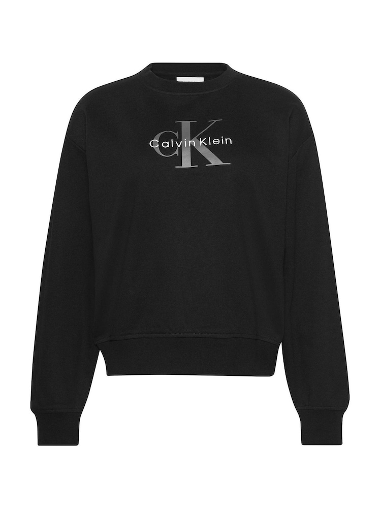 Calvin Klein sproščen pulover z monogramom - Slika 6 iz 6