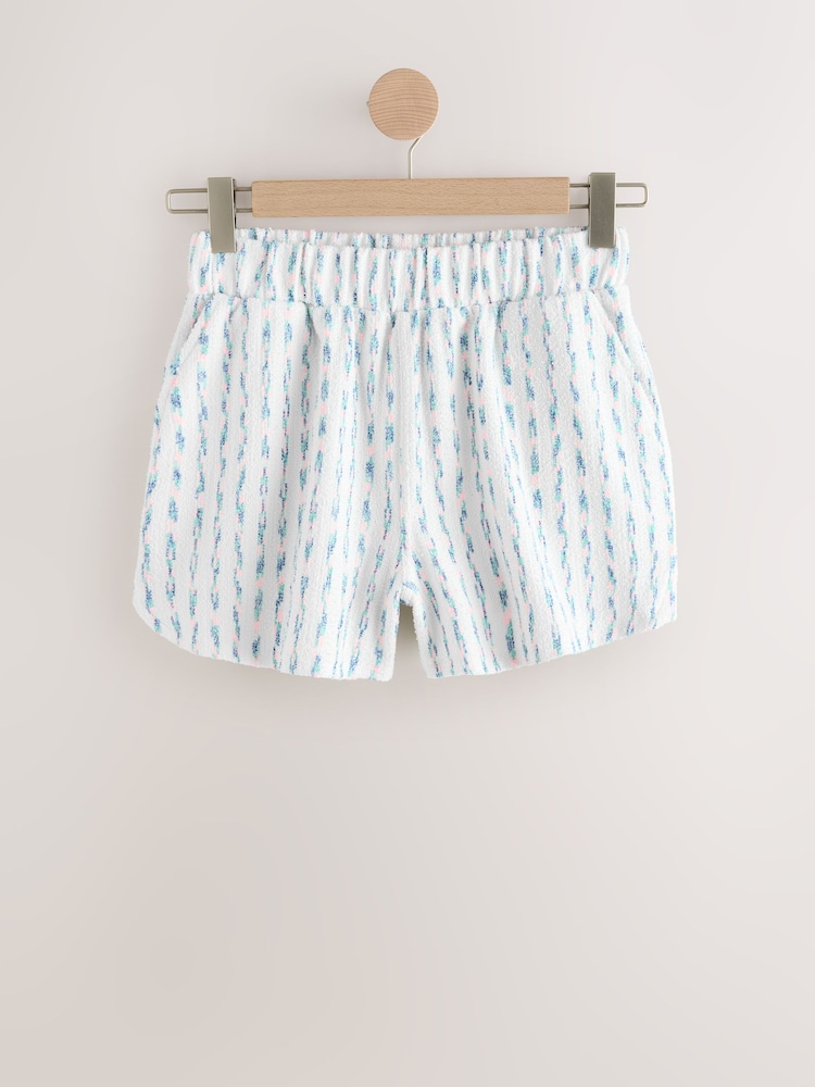 Fluro Print Towelling Shorts - Image 1 of 3