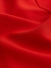 Rouge vif - Robe longue taille cintrée pour toutes les occasions - Image 6 de 7