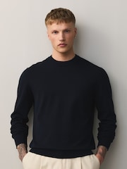 Black Crew Neck Regular Fit Cotton Rich Jumpers 2 Pack - Image 10 of 10
