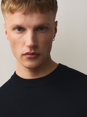 Black Crew Neck Regular Fit Cotton Rich Jumpers 2 Pack - Image 6 of 10