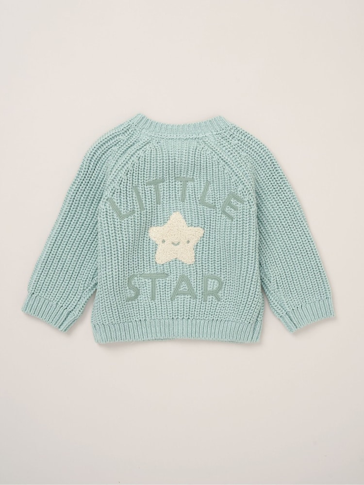 Rock-A-Bye Baby Boutique Cardigan with Embroidery Back Detail - Image 3 of 3 Rock-A-Bye Baby Boutique Cardigan with Embroidery Back Detail - Image 3 of 3