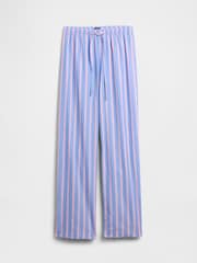 Gap Blue Poplin Pyjama Bottoms - Image 4 of 4