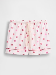 Gap X Summer Fridays White Kiss Poplin Short Pyjama Bottoms - Image 6 of 6