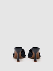 Reiss Briony Knitted Open-Toe Heeled Mules - Bild 4 av 5