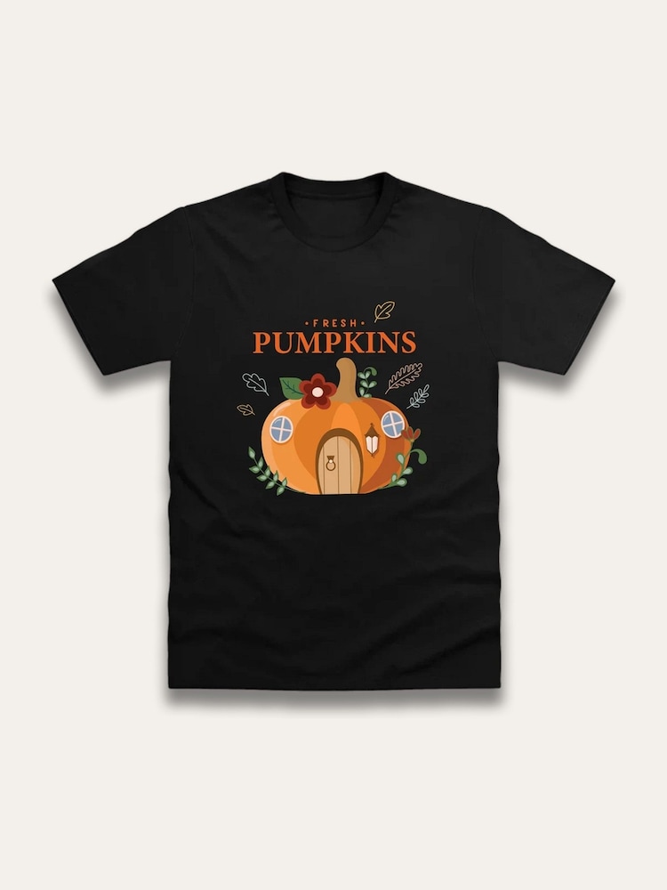 Brand Threads Black Halloween T-Shirt - Image 1 of 1 Brand Threads Black Halloween T-Shirt - Image 1 of 1