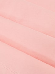 Reiss Pink Luna Brushed-Cotton V-Neck T-Shirt - Image 6 of 6